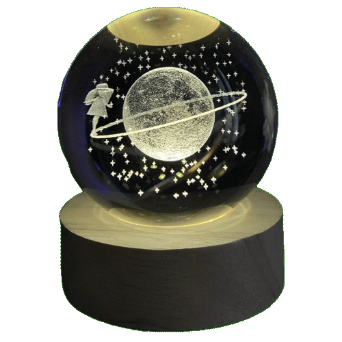 گوی کریستالی طرح ماه دوخت | Moondokht Crystal...